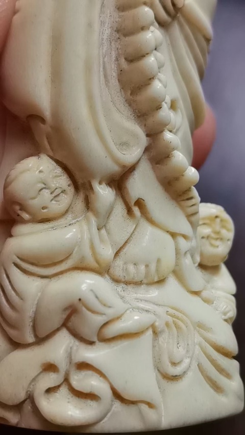 古玩雜項彌勒佛雕像真品鑒賞圖