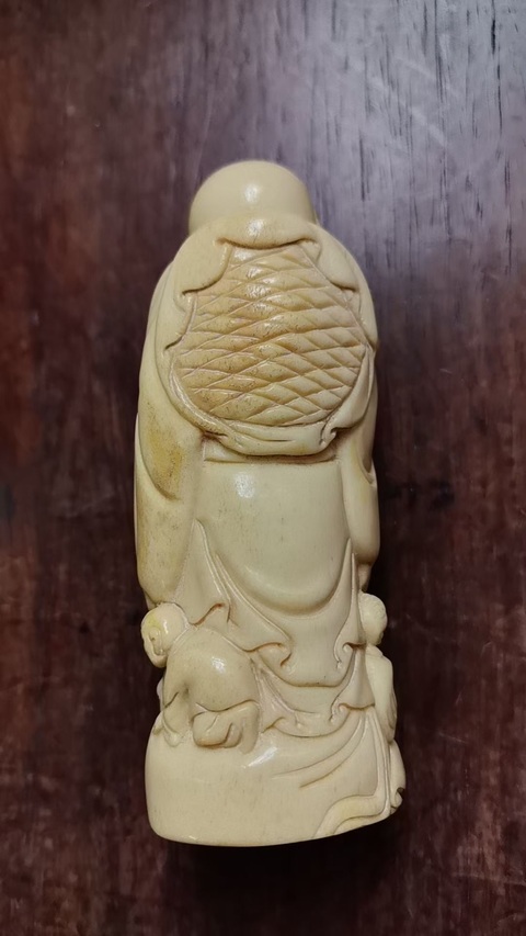 古玩雜項彌勒佛雕像真品鑒賞圖