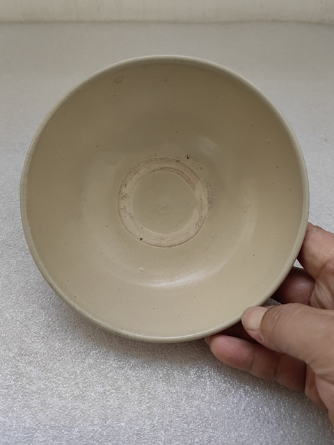 古玩陶瓷磁州窯白釉大碗拍賣,當(dāng)前價格580元