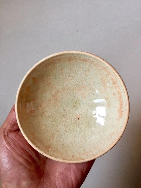 古玩陶瓷青白釉唇口盞拍賣,當(dāng)前價(jià)格1200元