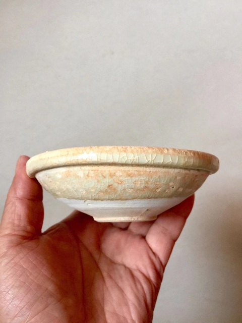 古玩陶瓷青白釉唇口盞拍賣,當(dāng)前價(jià)格1200元