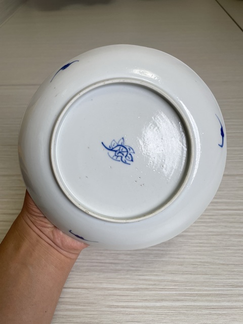 古玩陶瓷清道光 二級(jí)官青花團(tuán)龍紋盤(pán)拍賣(mài)，當(dāng)前價(jià)格2200元