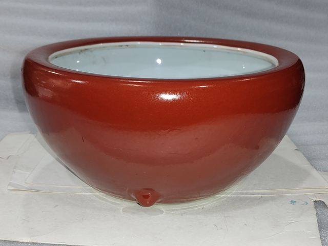 古玩陶瓷三乳足缽式香爐拍賣,當前價格688元