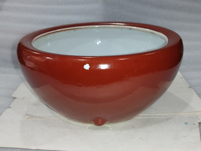 古玩陶瓷三乳足缽式香爐拍賣,當前價格688元