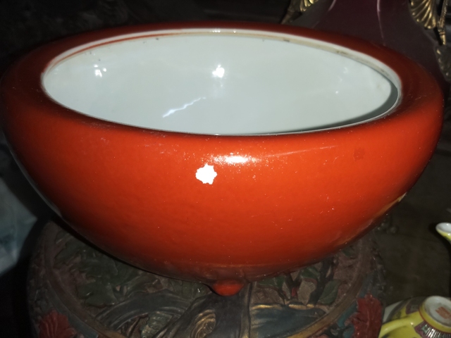 古玩陶瓷三乳足缽式香爐拍賣,當前價格688元