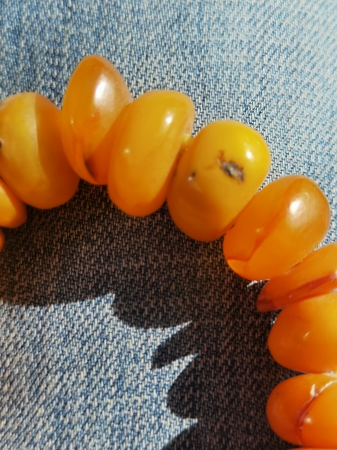 古玩玉器天然蜜蠟手串拍賣,當前價格4500元