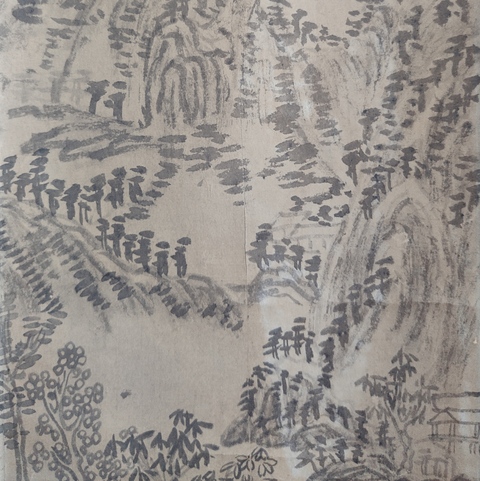 古玩字畫(huà)當(dāng)代高僧 著名僧侶古琴師 斫琴家 智藏法師 仿古水墨山水 手工原裱立軸拍賣(mài),當(dāng)前價(jià)格2988元