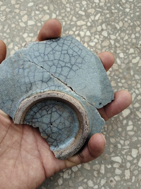 古玩陶瓷鈞窯標本真品鑒賞圖