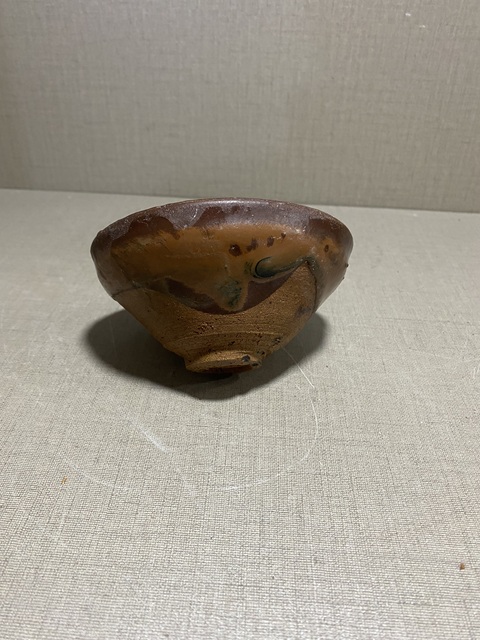 古玩陶瓷南宋窯變釉福清窯柿紅釉茶盞拍賣，當(dāng)前價格980元