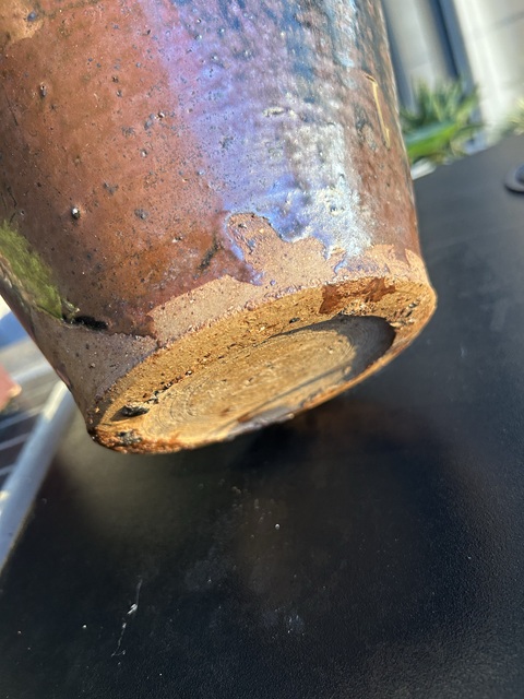 古玩陶瓷明代·刻水波紋梅瓶拍賣，當前價格4500元