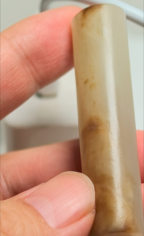 古玩玉器古玉管珠拍賣，當前價格18000元