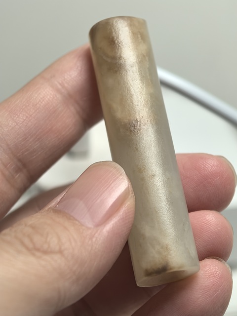 古玩玉器古玉管珠拍賣，當前價格18000元