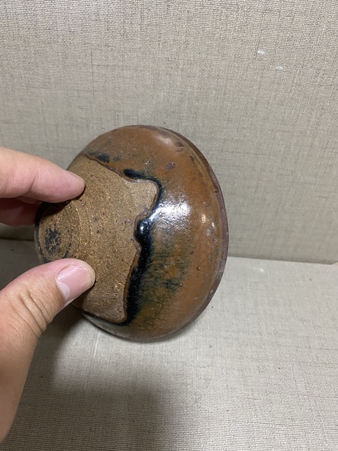 古玩陶瓷宋代窯變釉福清窯兔毫束口盞拍賣，當前價格880元