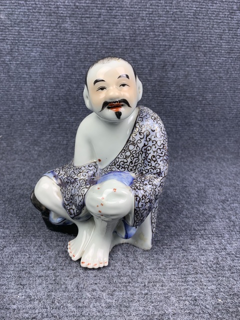 古玩陶瓷樵夫塑像拍賣，當前價格3588元