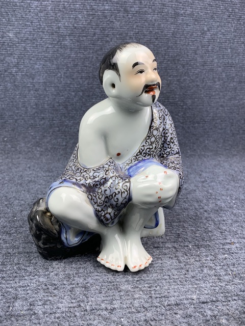 古玩陶瓷樵夫塑像拍賣，當前價格3588元