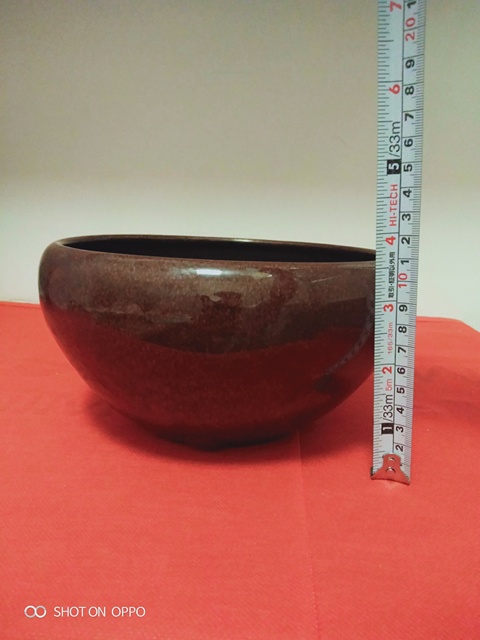 古玩陶瓷清中期紅釉香爐拍賣，當前價格1980元