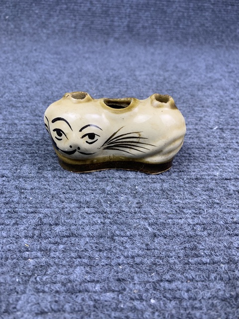 古玩陶瓷磁州窯貓型水盂拍賣，當前價格888元