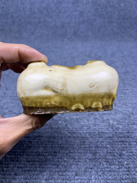 古玩陶瓷磁州窯貓型水盂拍賣，當前價格888元