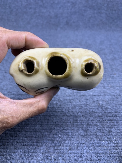 古玩陶瓷磁州窯貓型水盂拍賣，當前價格888元