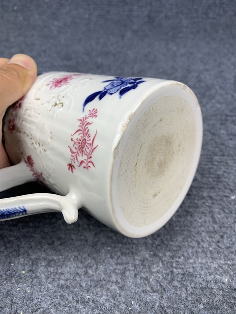 古玩陶瓷青花胭脂紅描金馬克杯拍賣，當前價格1888元