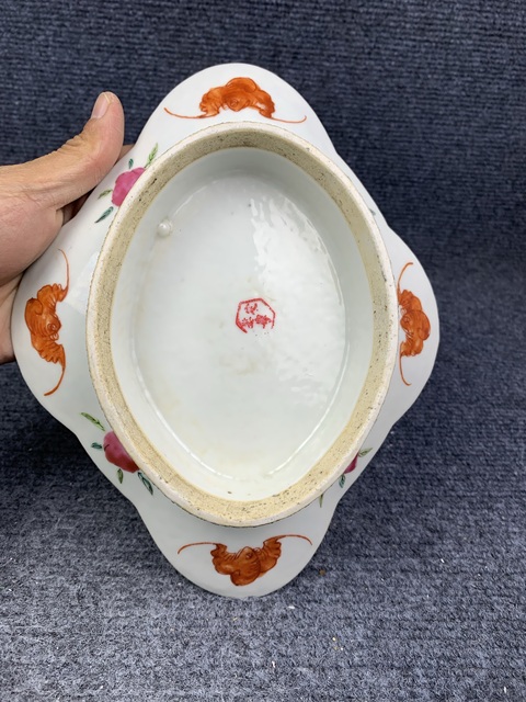古玩陶瓷粉彩西廂記人物故事紋供盤拍賣,當前價格1688元
