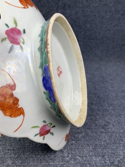 古玩陶瓷粉彩西廂記人物故事紋供盤拍賣,當前價格1688元