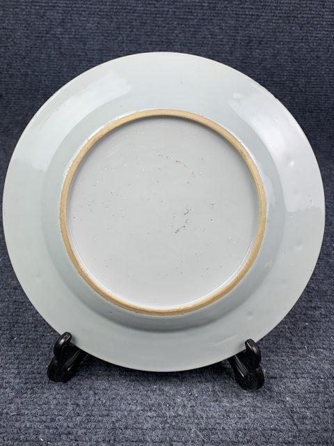 古玩陶瓷青花花卉紋盤拍賣，當前價格900元