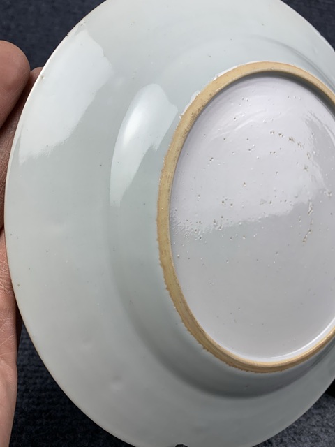 古玩陶瓷青花花卉紋盤拍賣，當前價格900元