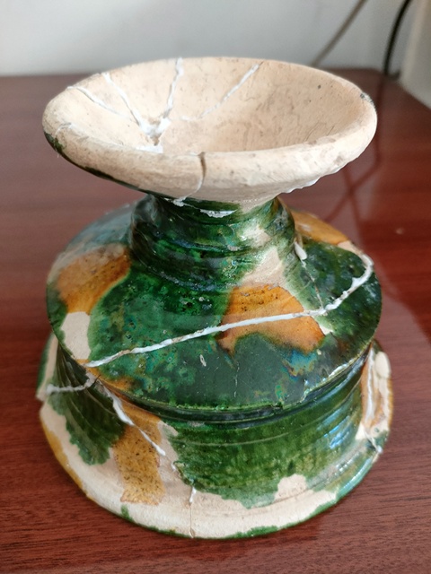古玩陶瓷宋金定窯三彩行爐標(biāo)本拍賣，當(dāng)前價(jià)格2800元