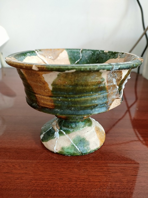 古玩陶瓷宋金定窯三彩行爐標(biāo)本拍賣，當(dāng)前價(jià)格2800元