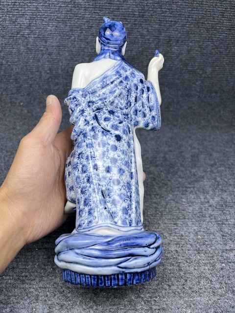 古玩陶瓷青花八仙人物塑像拍賣，當前價格1600元