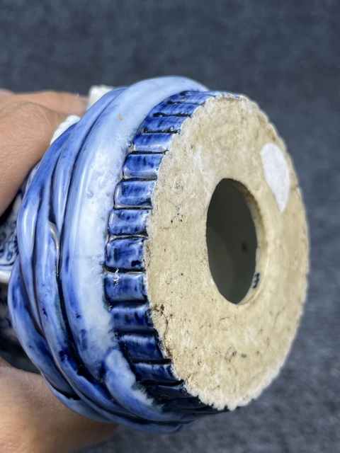 古玩陶瓷青花八仙人物塑像拍賣，當前價格1600元