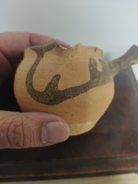 古玩陶瓷陶胎褐釉分茶器拍賣,當前價格850元