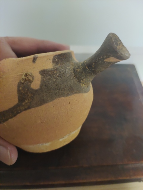 古玩陶瓷陶胎褐釉分茶器拍賣,當前價格850元