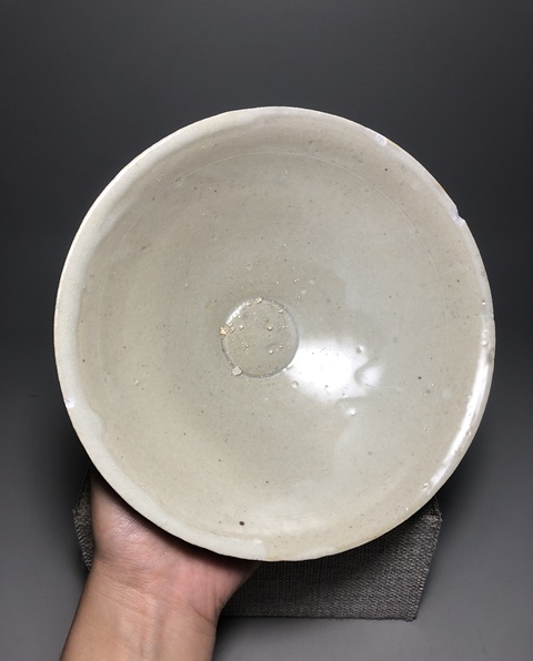 古玩陶瓷青白釉斗笠大碗拍賣，當前價格0元