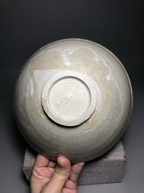 古玩陶瓷青白釉斗笠大碗拍賣，當前價格0元