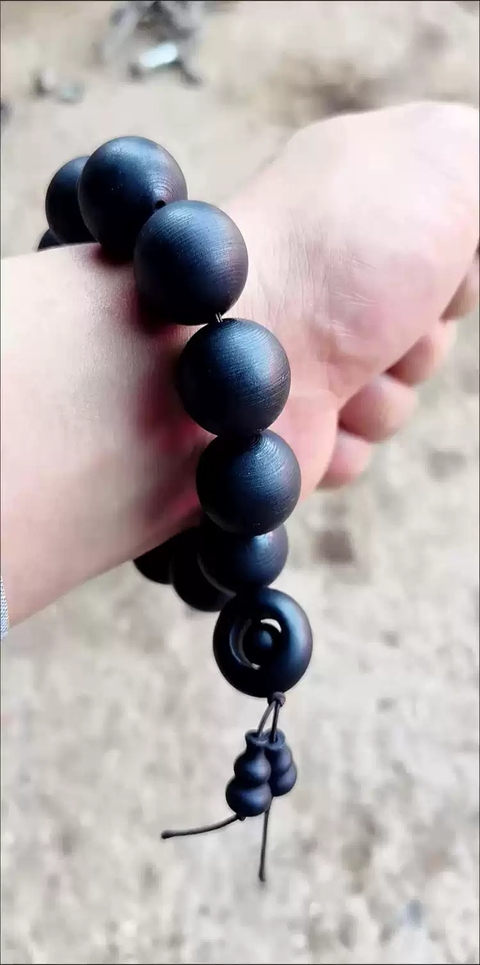 古玩雜項沉水級越南芽莊土沉沉香珠手串拍賣，當前價格0元