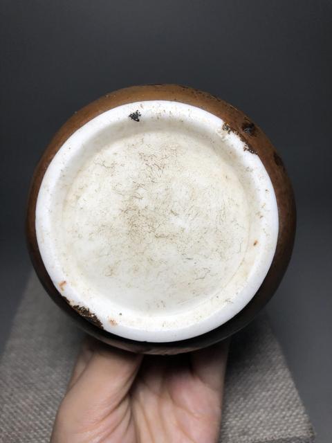古玩陶瓷清，紫金釉雙耳爐拍賣，當前價格1200元