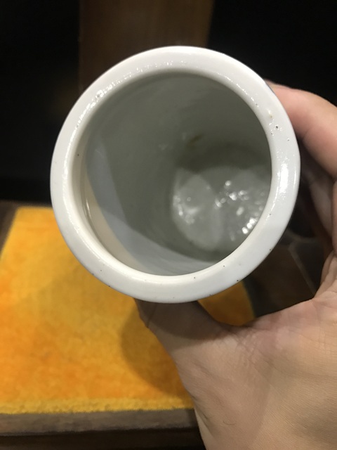 古玩陶瓷(精品文房)晚清-光緒-四愛圖-青花筆筒拍賣,當前價格2394元