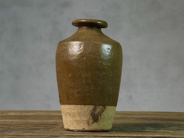 古玩陶瓷磁州窯茶葉末釉梅瓶拍賣,當前價格1680元
