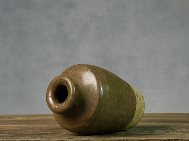 古玩陶瓷磁州窯茶葉末釉梅瓶拍賣,當前價格1680元