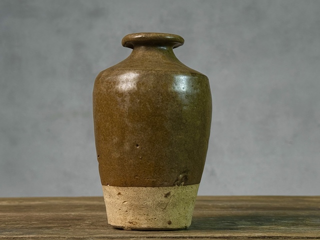 古玩陶瓷磁州窯茶葉末釉梅瓶拍賣,當前價格1680元