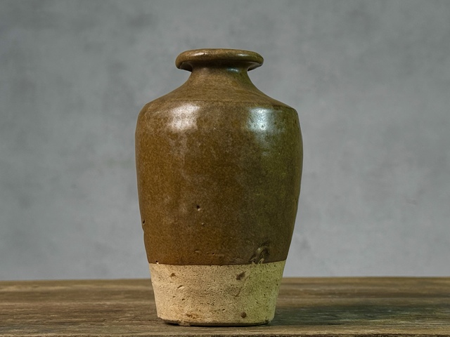 古玩陶瓷磁州窯茶葉末釉梅瓶拍賣,當前價格1680元