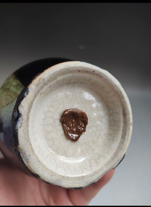 古玩陶瓷清中三陽開泰琵琶尊拍賣,當前價格19000元