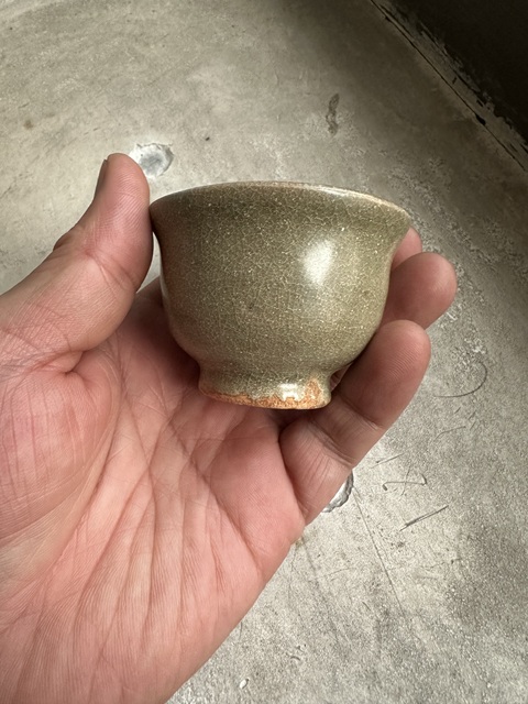 古玩陶瓷元末明初主人杯拍賣，當前價格2222元