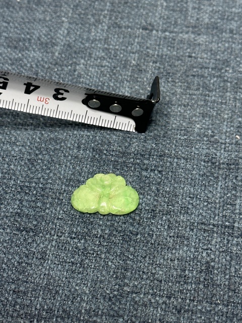 古玩玉器清代天然翡翠花片拍賣,當前價格269元