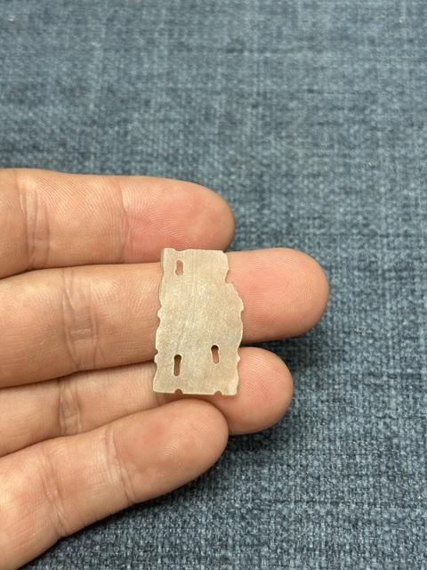 古玩玉器清代和田玉雕“花片”拍賣,當前價格269元