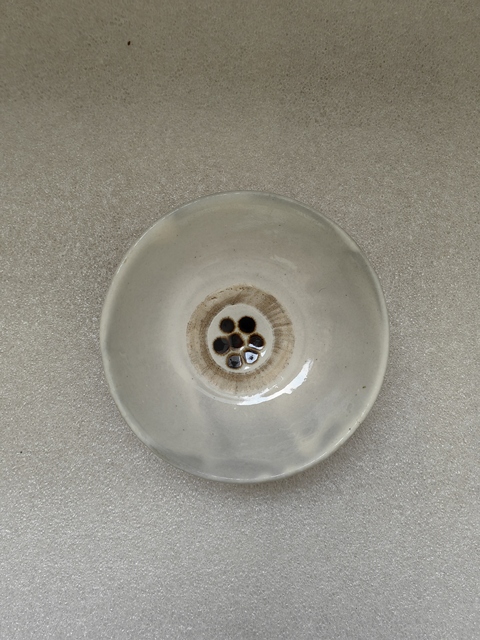 古玩陶瓷磁州窯白地黑花茶碗拍賣,當前價格450元