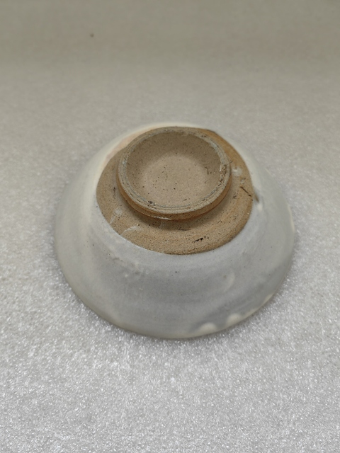 古玩陶瓷磁州窯白地黑花茶碗拍賣,當前價格450元
