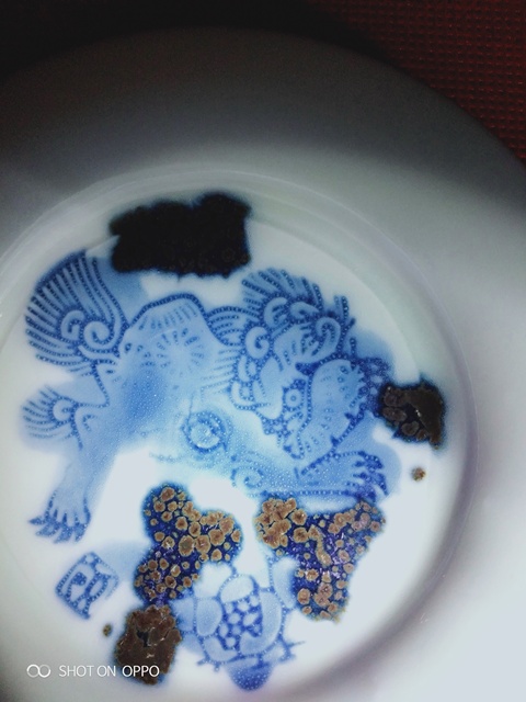 古玩陶瓷獅紋盤拍賣，當前價格389元